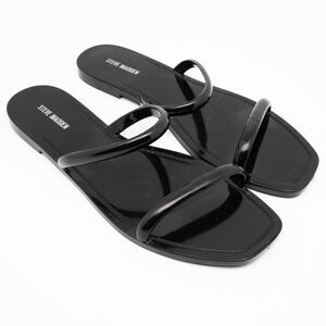 Steve Madden Pike Black Slide Sandal Shoes SIZE 10 EU 41